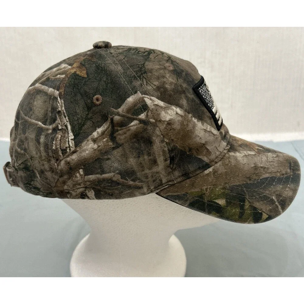 TRUE TIMBER CAMO AMERICAN FLAG HAT CAP ADJUSTABLE 2022
